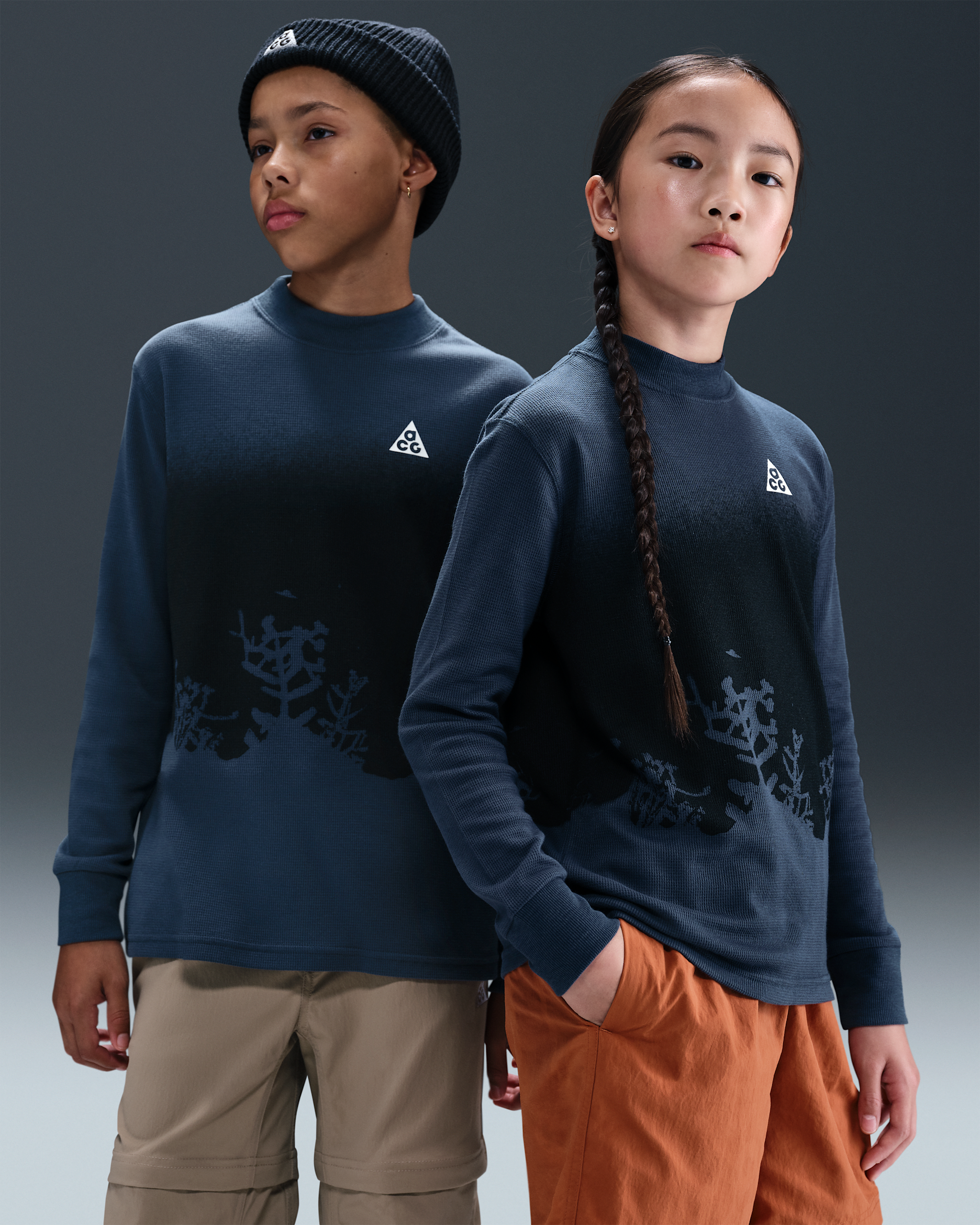 Nike ACG Older Kid's Long-Sleeve Waffle Top. Nike AT